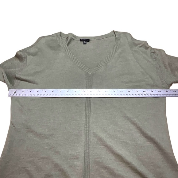 TALBOTS 100% Cotton V-Neck Sweater Medium - Picture 6 of 9